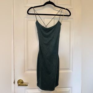 Emerald green mini Windsor dress in size Small
